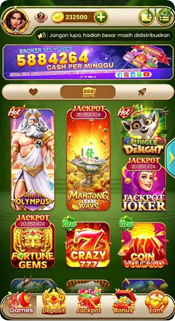 Screenshot Dewa777 nomor 1